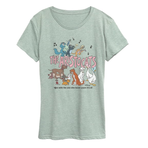 The Aristocats - Aristocats Group - Women's Short Sleeve Graphic T-Shirt