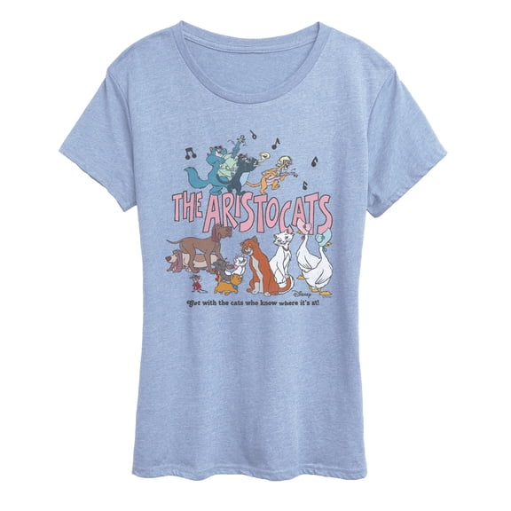 The Aristocats - Aristocats Group - Women's Short Sleeve Graphic T-Shirt