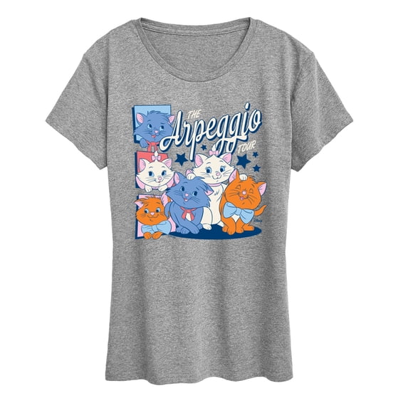 The Aristocats - Arpeggio Tour - Women's Short Sleeve Graphic T-Shirt