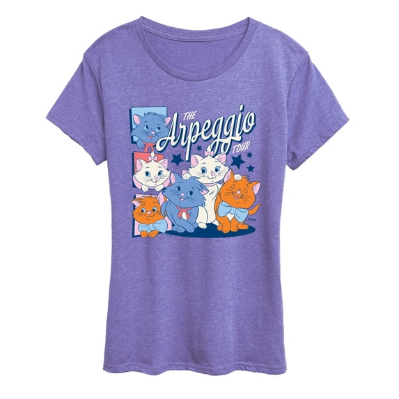 The Aristocats - Arpeggio Tour - Women's Short Sleeve Graphic T-Shirt