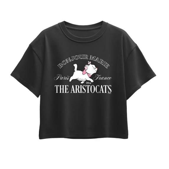 The Aristocats - Bonjour Marie - Youth Girls Boxy T-Shirt