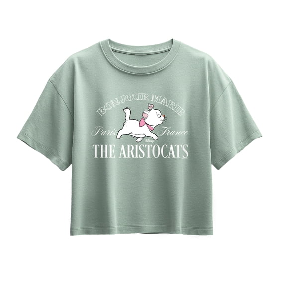 The Aristocats - Bonjour Marie - Youth Girls Boxy T-Shirt