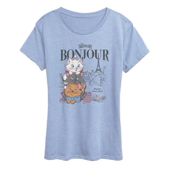 The Aristocats - Bonjour - Women's Short Sleeve Graphic T-Shirt