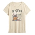 thumbnail image 1 of The Aristocats - Bonjour - Women's Short Sleeve Graphic T-Shirt, 1 of 4