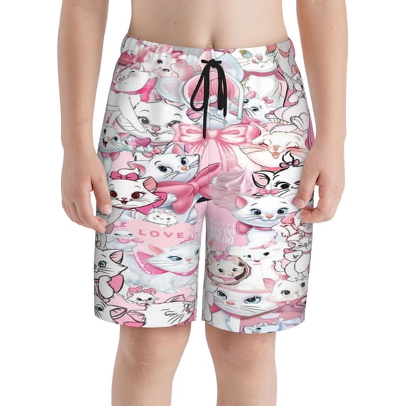 The Aristocats Boy'S Swim Trunks Quick Dry Board Shorts Kids Beach Swim Shorts Bathing Suits Swimsuit