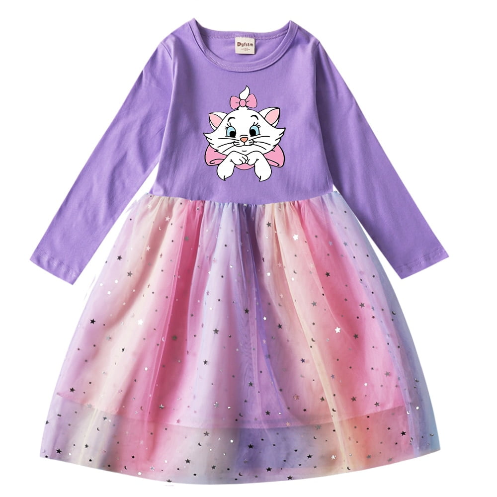 The Aristocats Marie Cat Party Long Sleeve Costume Fall Dresses for ...