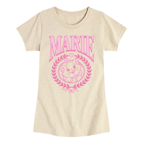 The Aristocats - Marie Collegiate - Youth Girls Fitted Short Sleeve T-Shirt