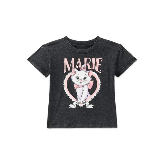 The Aristocats Marie Toddler Girls Graphic Tee with Short Sleeves, Sizes 12M-5T
