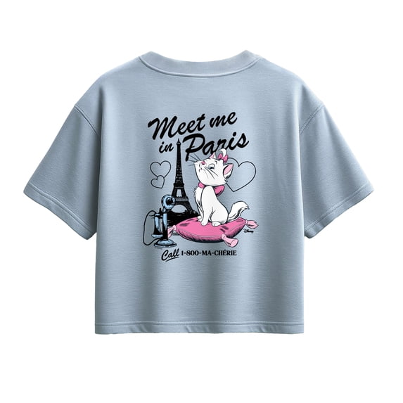 The Aristocats - Meet Me In Paris Marie - Youth Girls Boxy T-Shirt