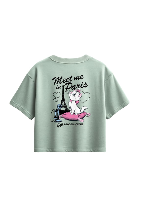The Aristocats - Meet Me In Paris Marie - Youth Girls Boxy T-Shirt