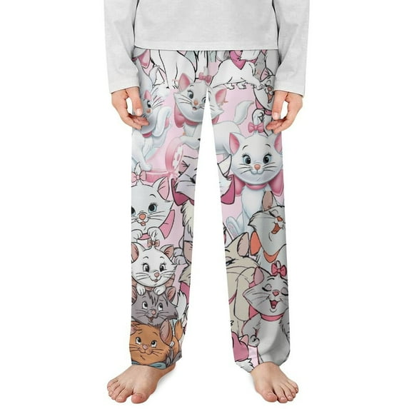 The Aristocats Pajama Pants Long Sleep Pants Soft Elastic Waist PJ Bottoms Lounge Pants