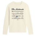 thumbnail image 1 of The Aristocats - Sheet Music - Men's Long Sleeve Graphic T-Shirt, 1 of 3