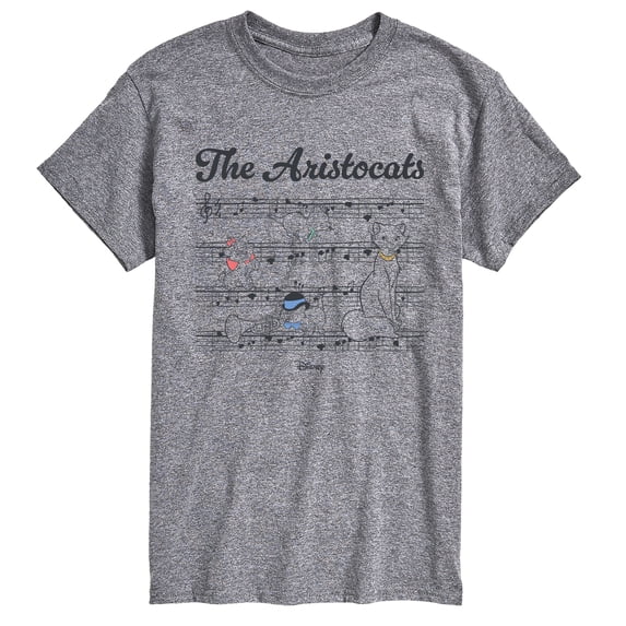 The Aristocats - Sheet Music - Men's Short Sleeve Graphic T-Shirt