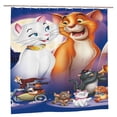 thumbnail image 1 of The Aristocats Shower Curtain For Bathroom Decor 72x72 Inch Waterproof Bath Curtains Decorative Bathroom Accessories, 1 of 8