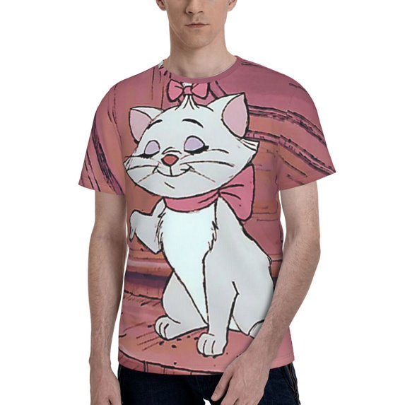 The Aristocats T-Shirts 3d Printed Short Sleeve Tee Shirt For Men
