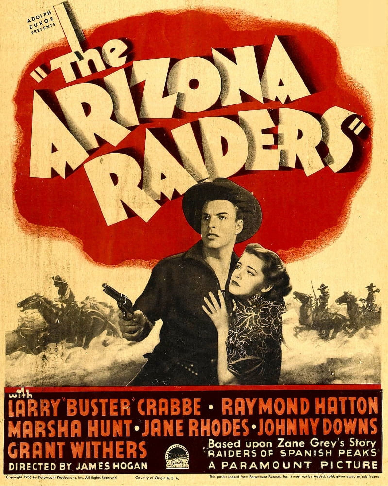 The Arizona Raiders Canvas Art -  (11 x 17)