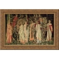 thumbnail image 1 of The Arming and Departure of the Knights 24x18 Gold Ornate Wood Framed Canvas Art by Edward Burne-Jones, 1 of 2