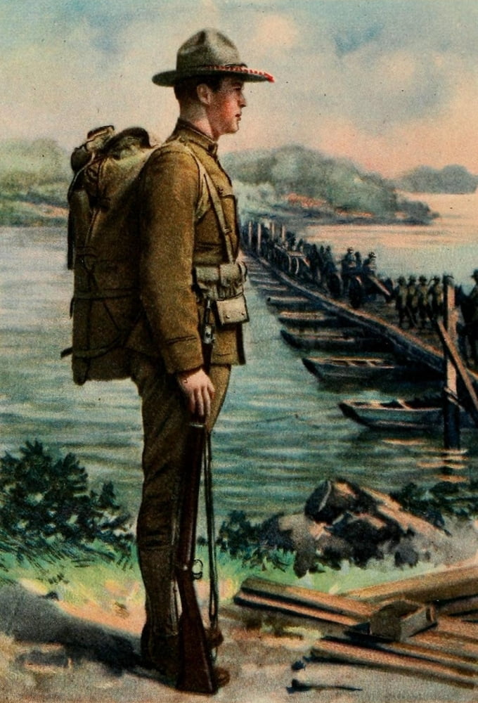 The Army & Navy of the US 1917 Engineer Canvas Art - Unknown (18 x 24)