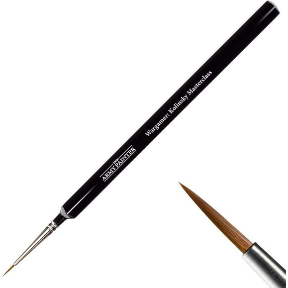 The Army Painter Masterclass Brush - Fine Detail Paint Brush with Kolinsky Sable Hairs – Small Paint Brush