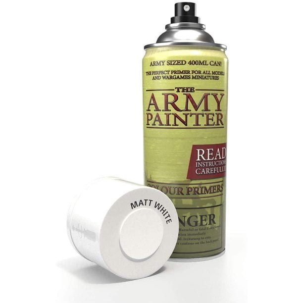 The Army Painter Color Primer Spray Paint Matt White, 400ml
