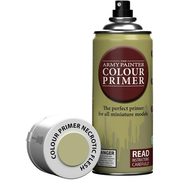 The Army Painter Color Primer Spray Paint, Necrotic Flesh, 400ml- Acrylic Spray