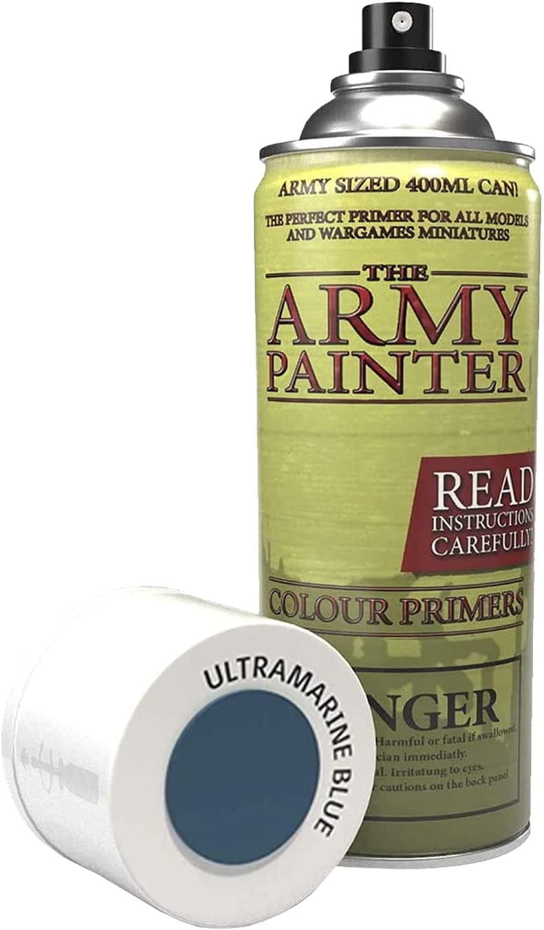The Army Painter Color Primer Spray Paint, Ultramarine Blue, 400ml, 13