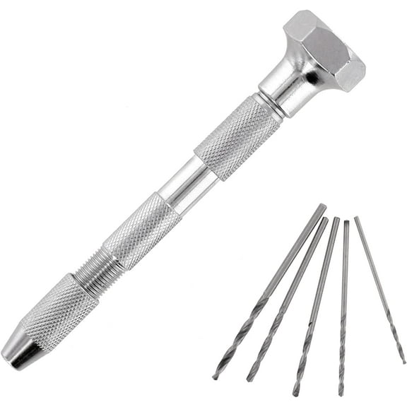 The Army Painter Drill Bit Set - Pin Vise Hand Drill and 3 Small Drill Bits