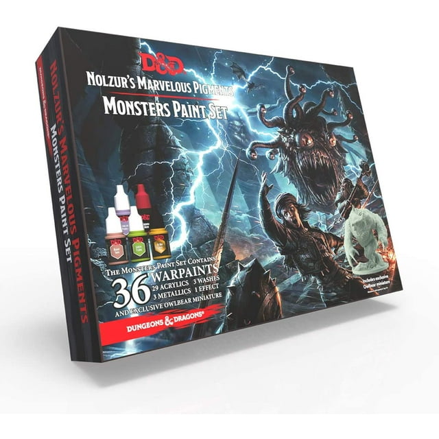The Army Painter Dungeons and Dragons - Nolzur's Mervelous Pigments - Monsters Paint Set