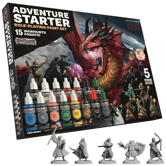 Army Painter, The Adventure Starter Role-Playing Paint Set New