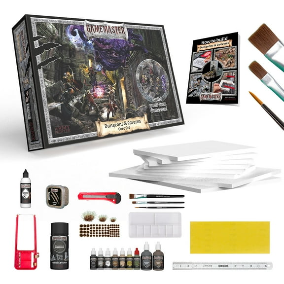 The Army Painter: GameMaster - Dungeons & Caverns Core Set - Model Tool Kit for Game Masters