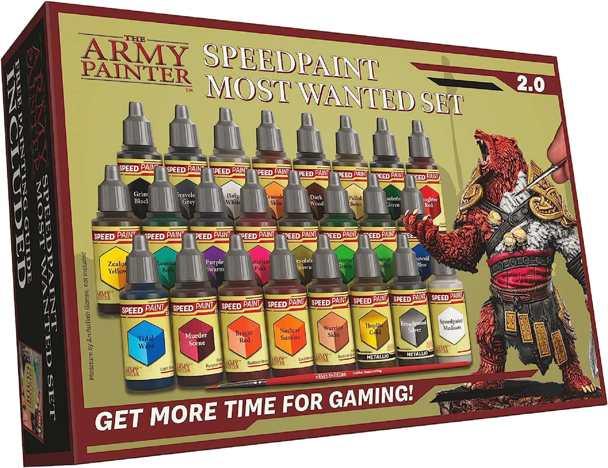 The Army Painter WP8060 Speedpaint Most Wanted Set 2.0-24x18ml Speed Model Paint Kit
