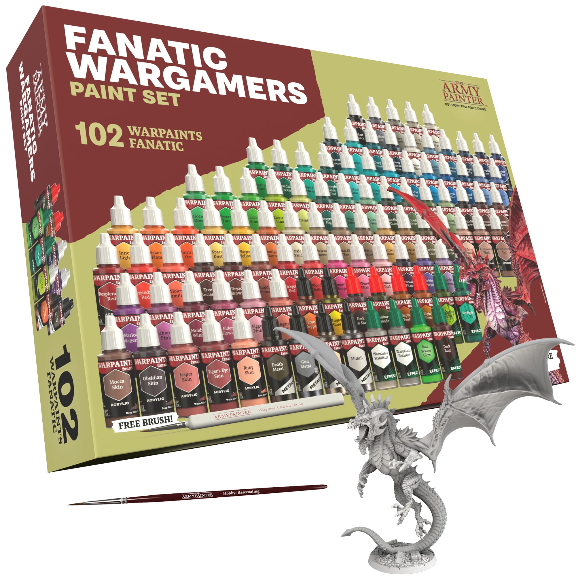 The Army Painter Warpaints Fanatic Wargamers Paint Set Combo Bundle