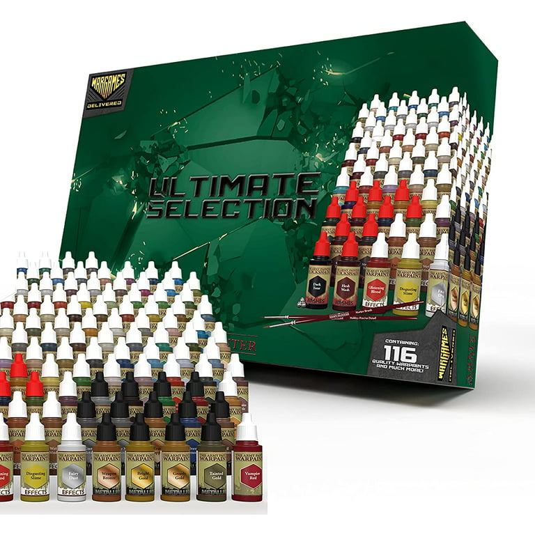 The Army Painter Kings of War Ogres Miniatures Paint Set - Highly Pigmented  Acrylic Model Paint Set - 10 Miniature Paints in 18ml Dropper Bottles