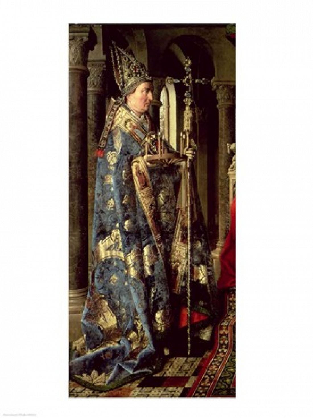 The Arnolfini Marriage detail Canvas Art - Jan Van Eyck (18 x 24)