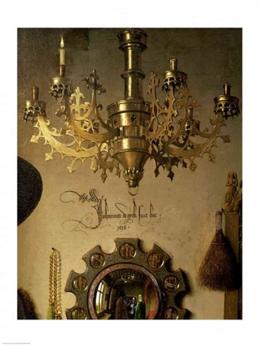 The Arnolfini Marriage detail Canvas Art - Jan Van Eyck (24 x 36)
