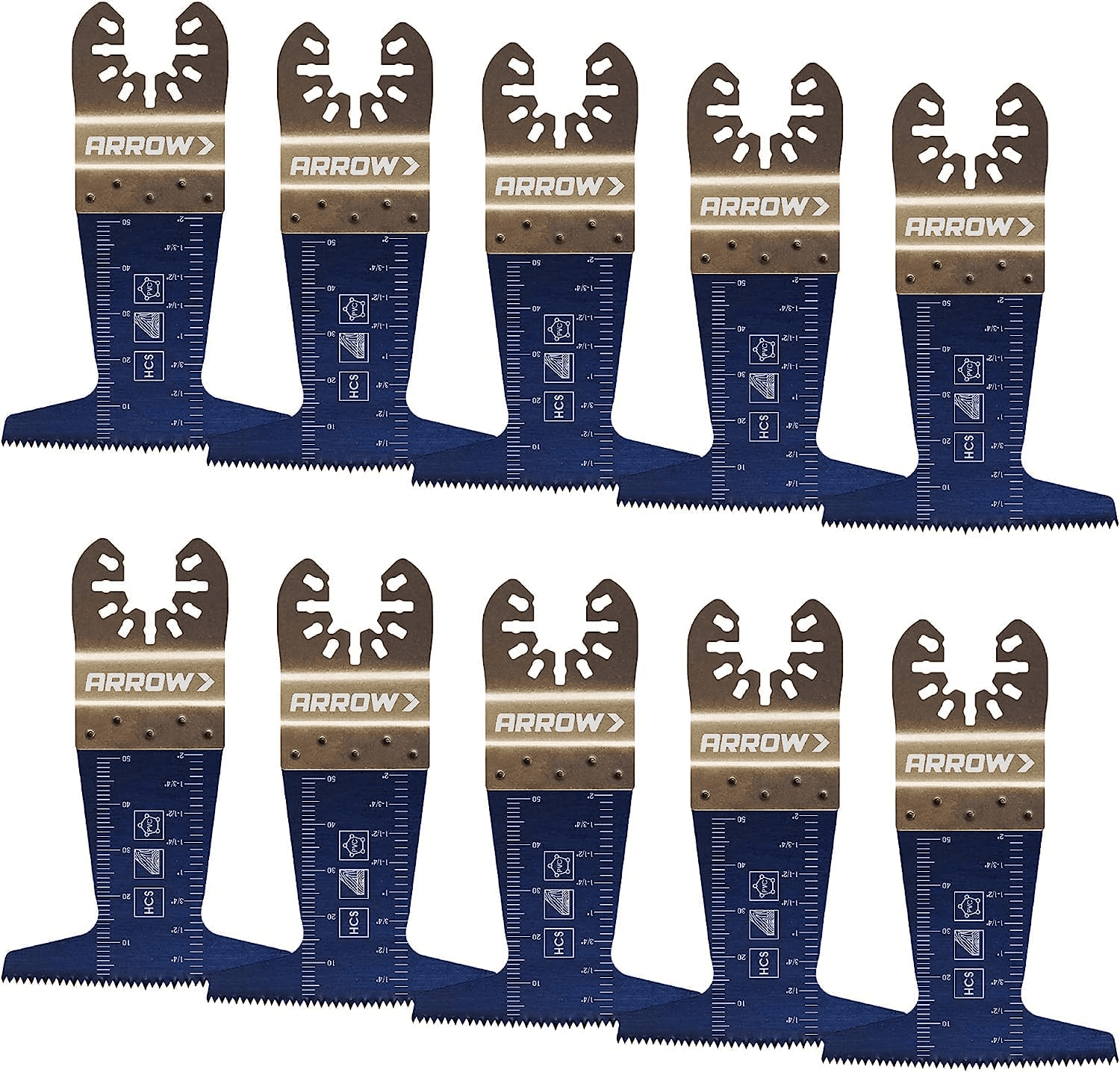 The Arrow OSC10510 Japanese Tooth Tough Curve Wood Oscillating Tool