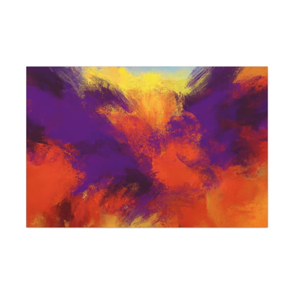 The Art Galleria Luminous Reflections. - Wall Art Contemporary Wall Painting 48"x32"