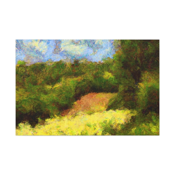 The Art Galleria Nature's Serenity - Wall Art Contemporary Wall Painting 48"x32"