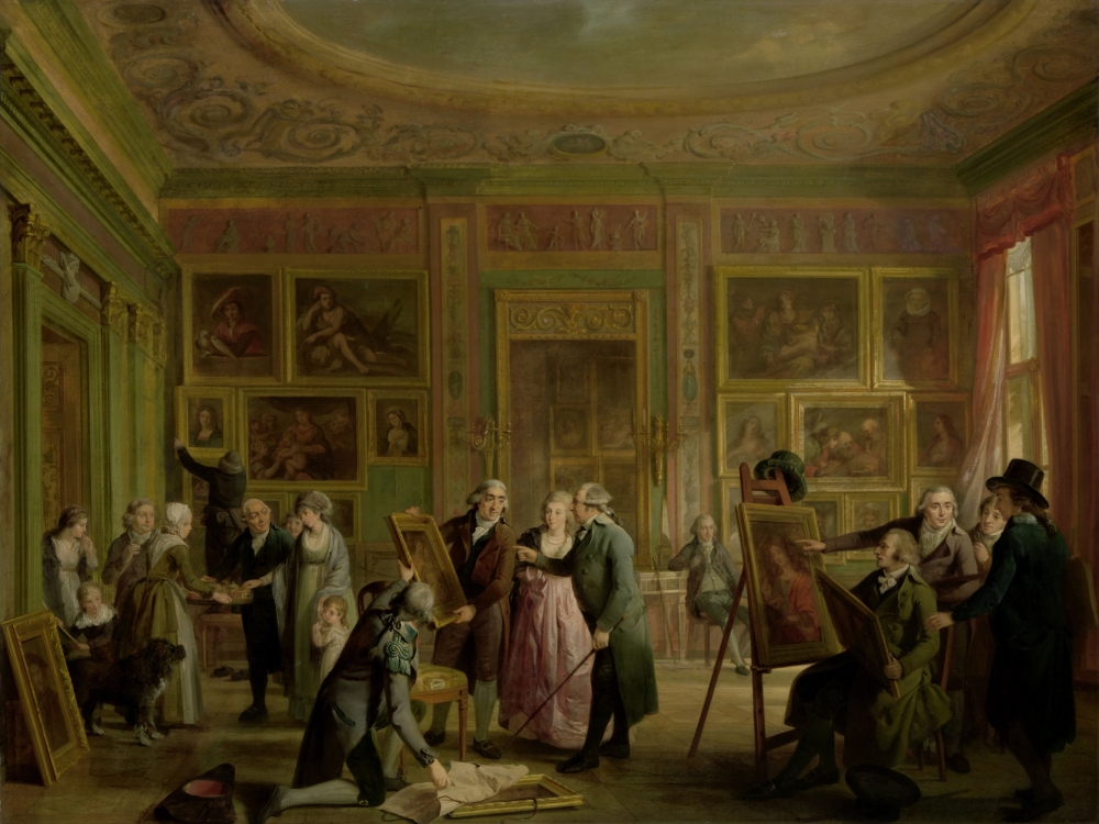 The Art Gallery Of Josephus Augustinus Brentano Canvas Art - (36 x 24)