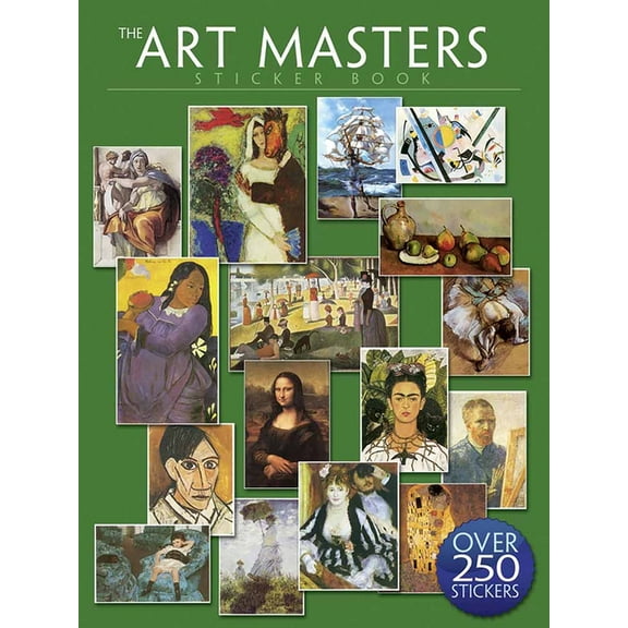 The Art Masters Sticker Book: Over 250 Stickers, (Paperback)