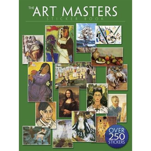 Pre-Owned The Art Masters Sticker Book : Over 250 Stickers (Paperback)
