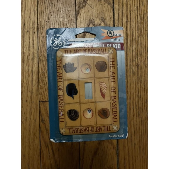 "The Art Of Baseball" Light Switch Cover