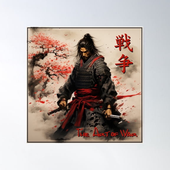 The Art Of War Poster Wall Art, Modern Wall Decor For Living Room Bedroom, 30x30 UNFRAMED