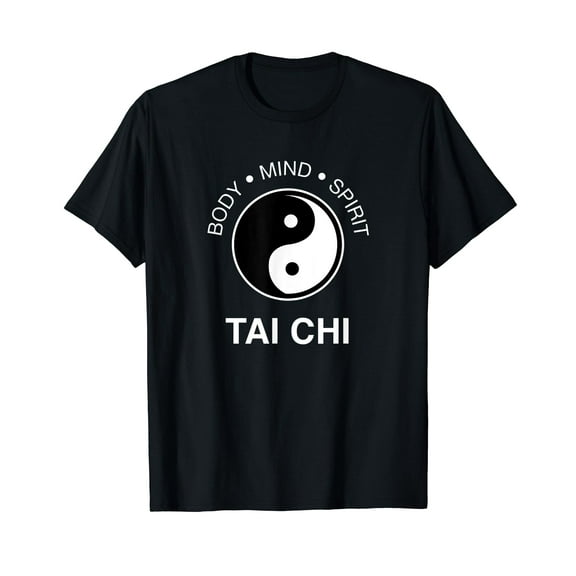 The Art Tai Chi Tshirt - Body Mind Spirit Yin Yang Tee