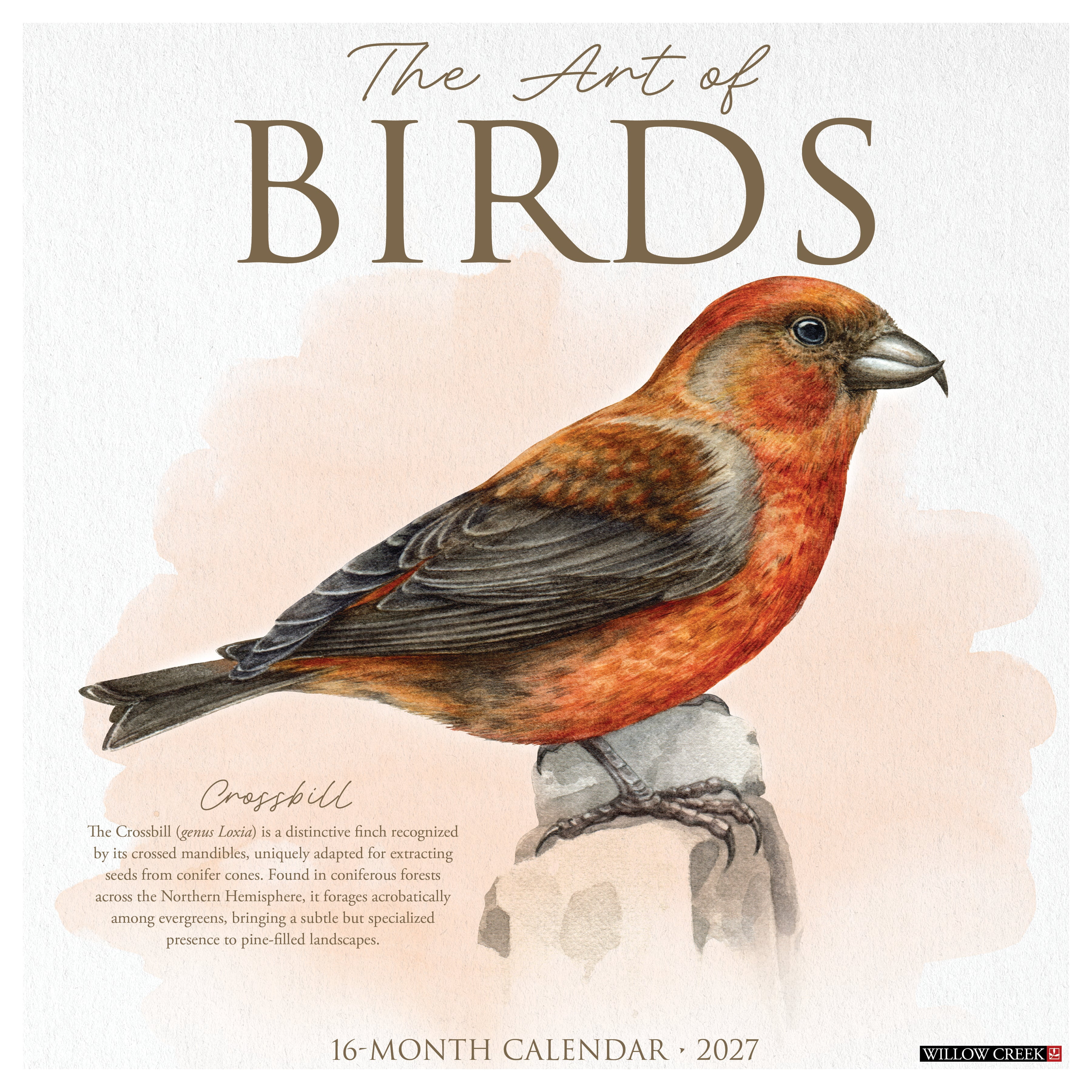 Willow Creek Press, The Art of Birds 2027 Wall Calendar