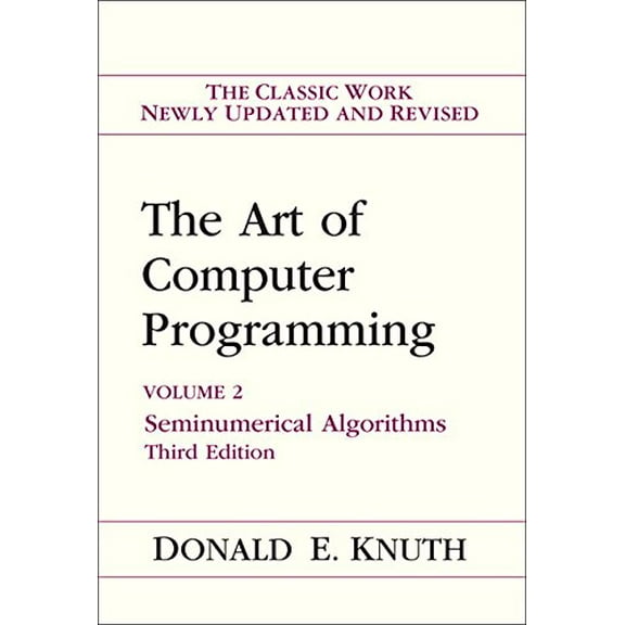 Pre-Owned Art of Computer Programming, The: Seminumerical Algorithms, Volume 2, 9780201896848, 0201896842, Hardcover, 3 edition
