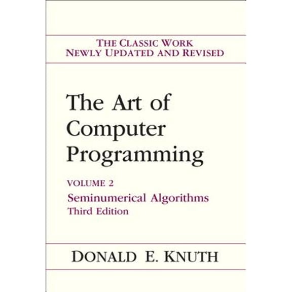 Pre-Owned Art of Computer Programming, The: Seminumerical Algorithms, Volume 2, 9780201896848, 0201896842, Hardcover, 3 edition
