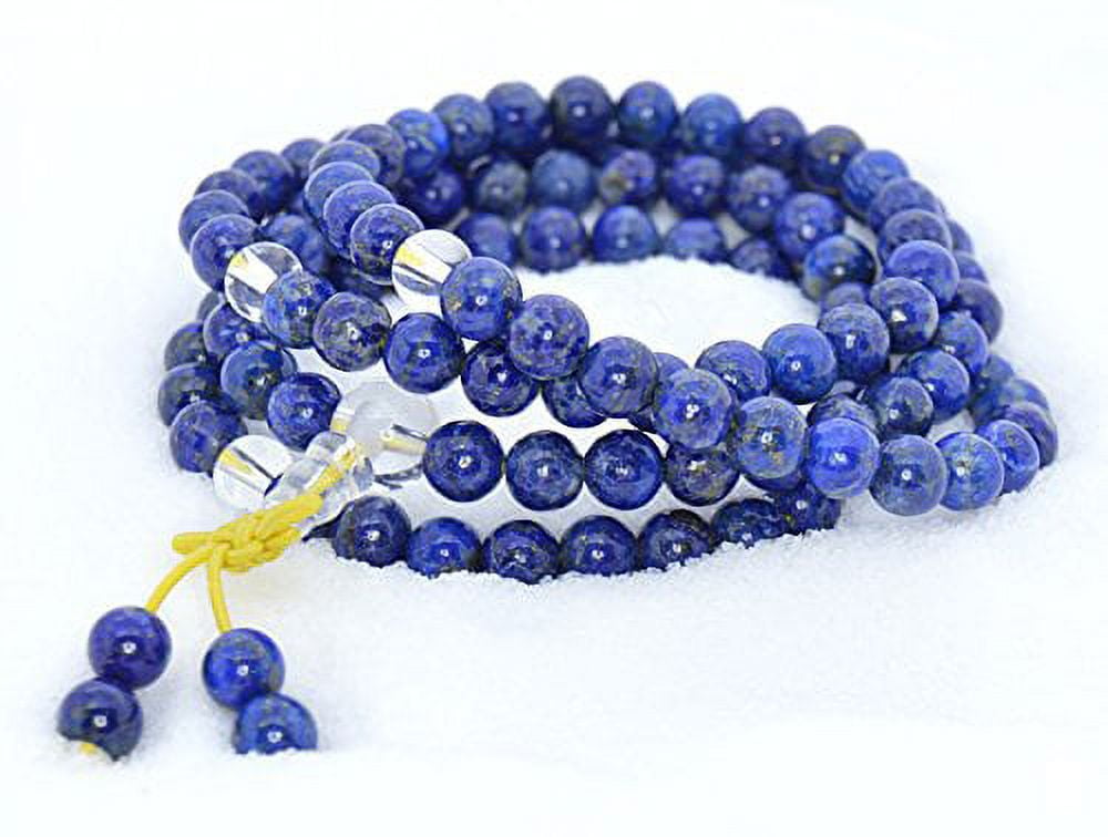 Healing Jewelry & Mala meditation beads (14in) Amethyst & Tibetian Sil –  The Art of Cure