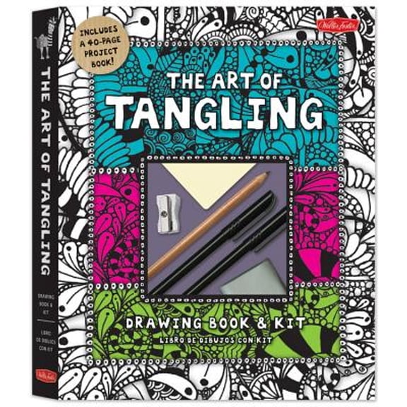 Pre-Owned The Art of Tangling Drawing Book & Kit: Inspiring drawings, designs & ideas for the meditative artist (Craft) Paperback