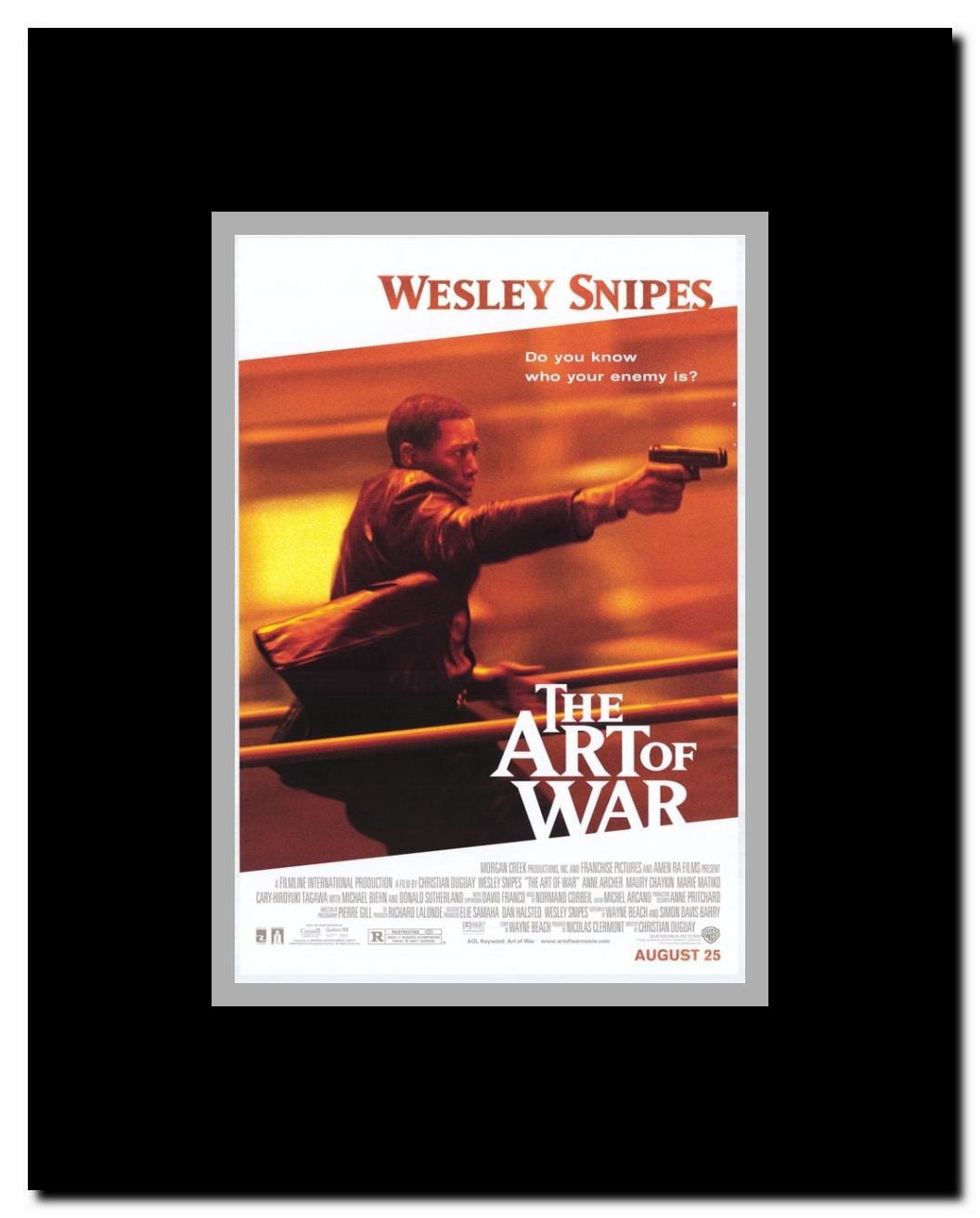 The Art of War Framed Movie Poster
